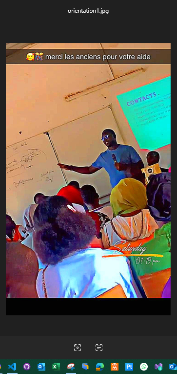 Séance d'orientation AEES