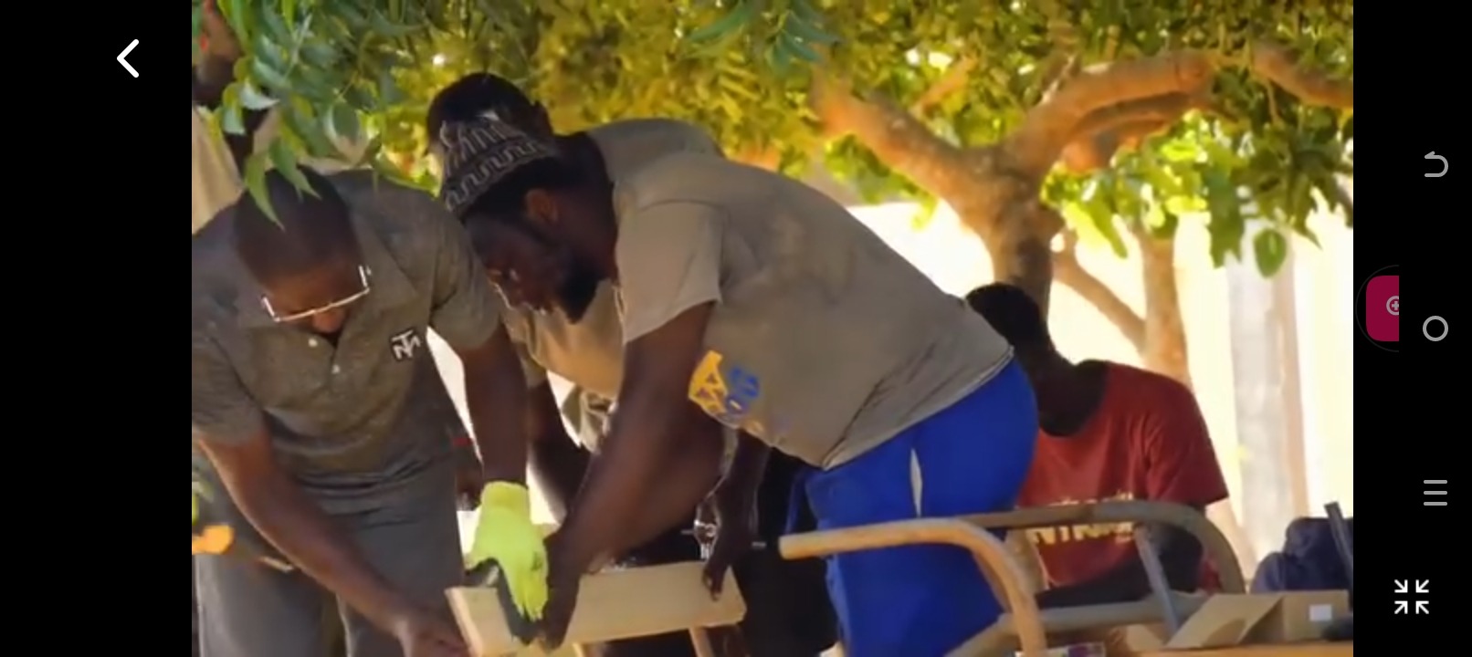 Salle de classe peinte